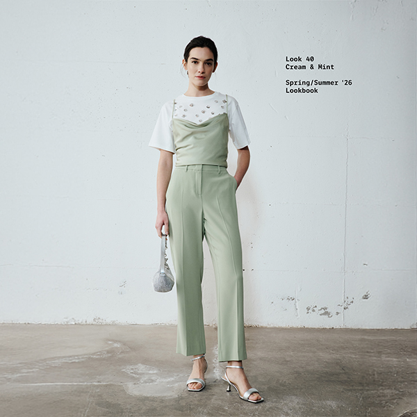 Layering Top Tshirt Menta Intrend